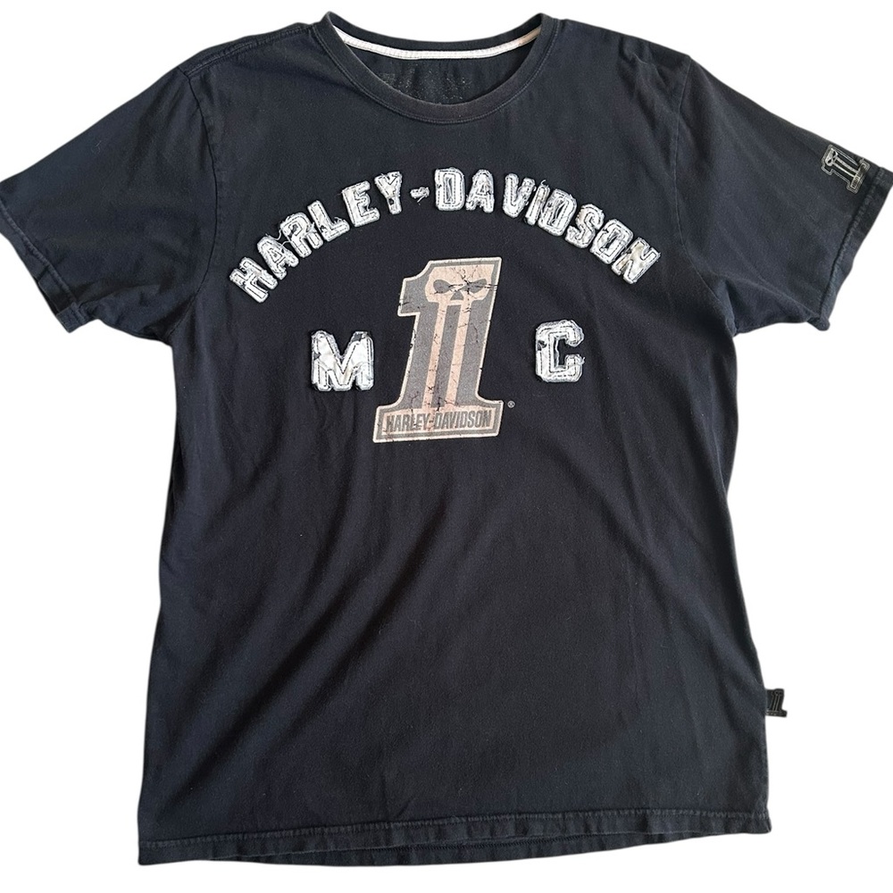 Harley-Davidson Thunder Creek T-Shirt Black Men’s‎ Size Large Chattanooga TN